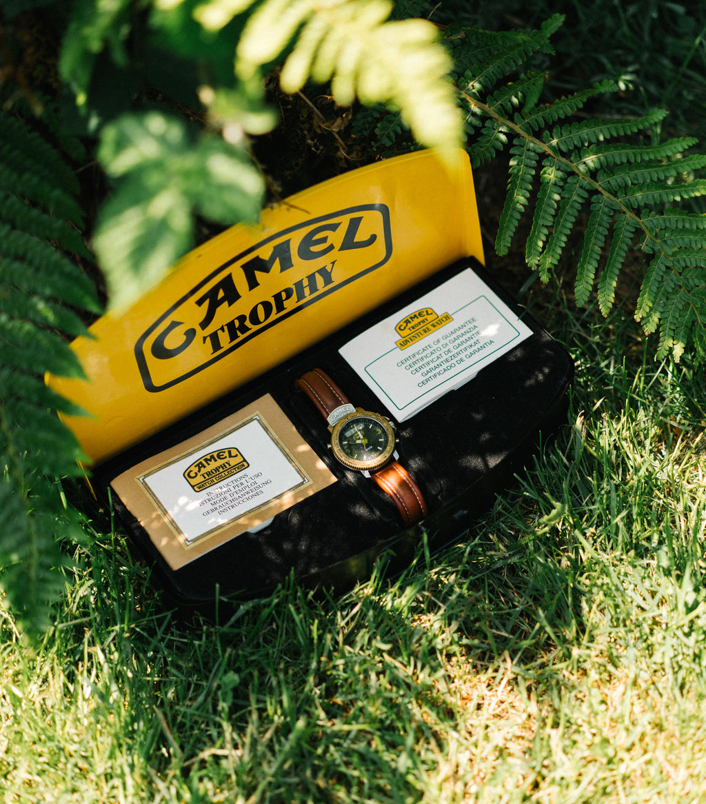 Genuine Camel Trophy Watch + Tin Case