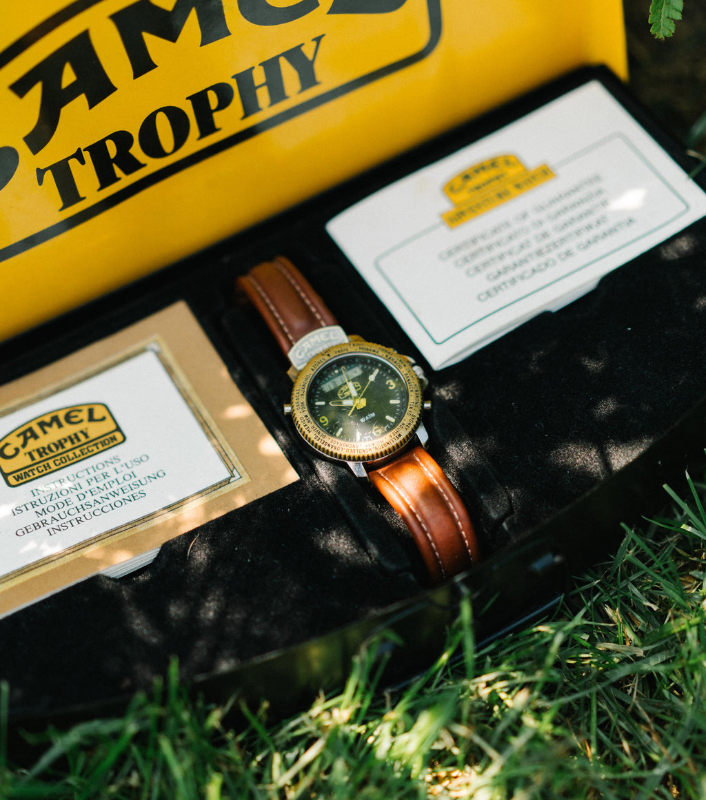Genuine Camel Trophy Watch + Tin Case