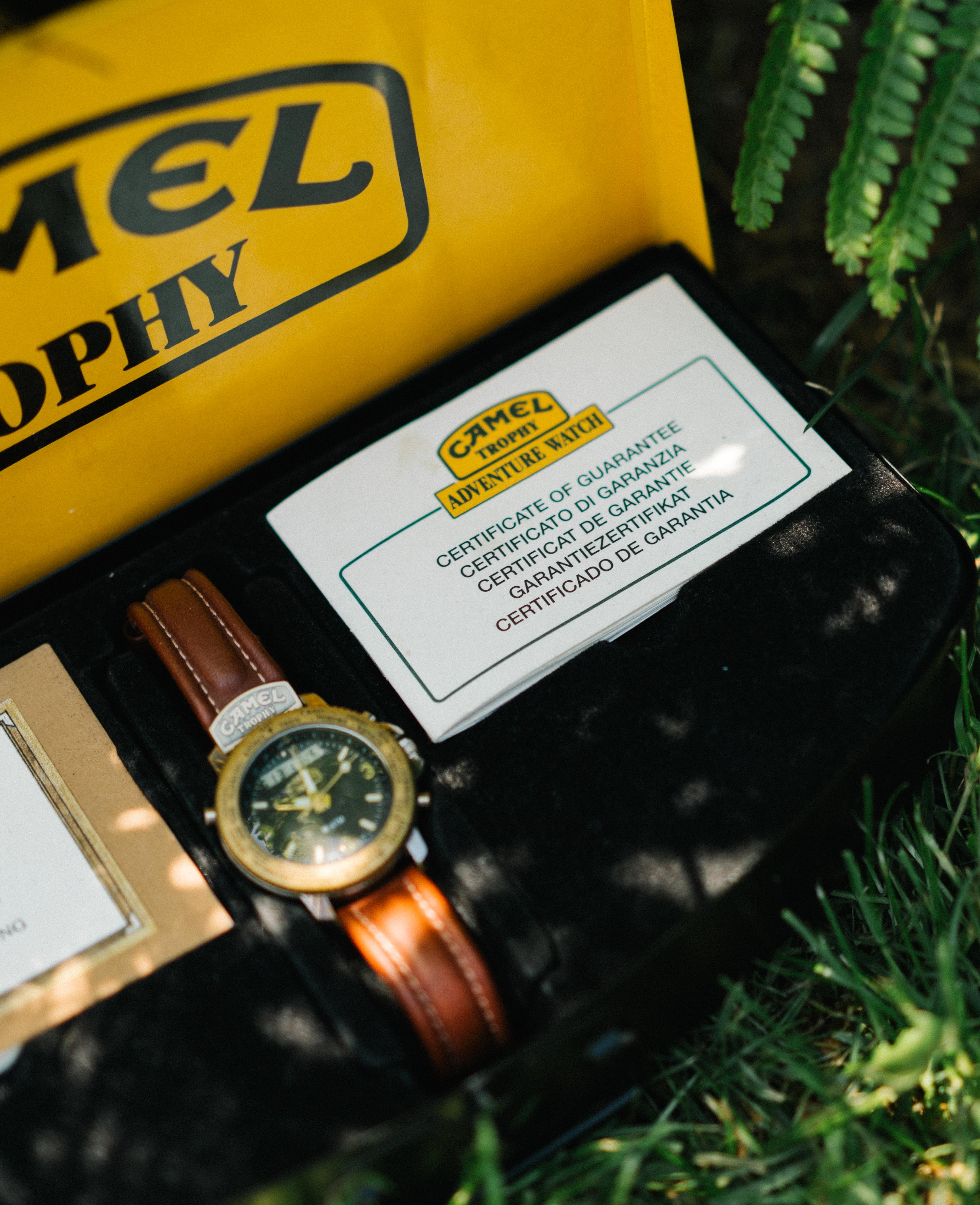 Genuine Camel Trophy Watch + Tin Case