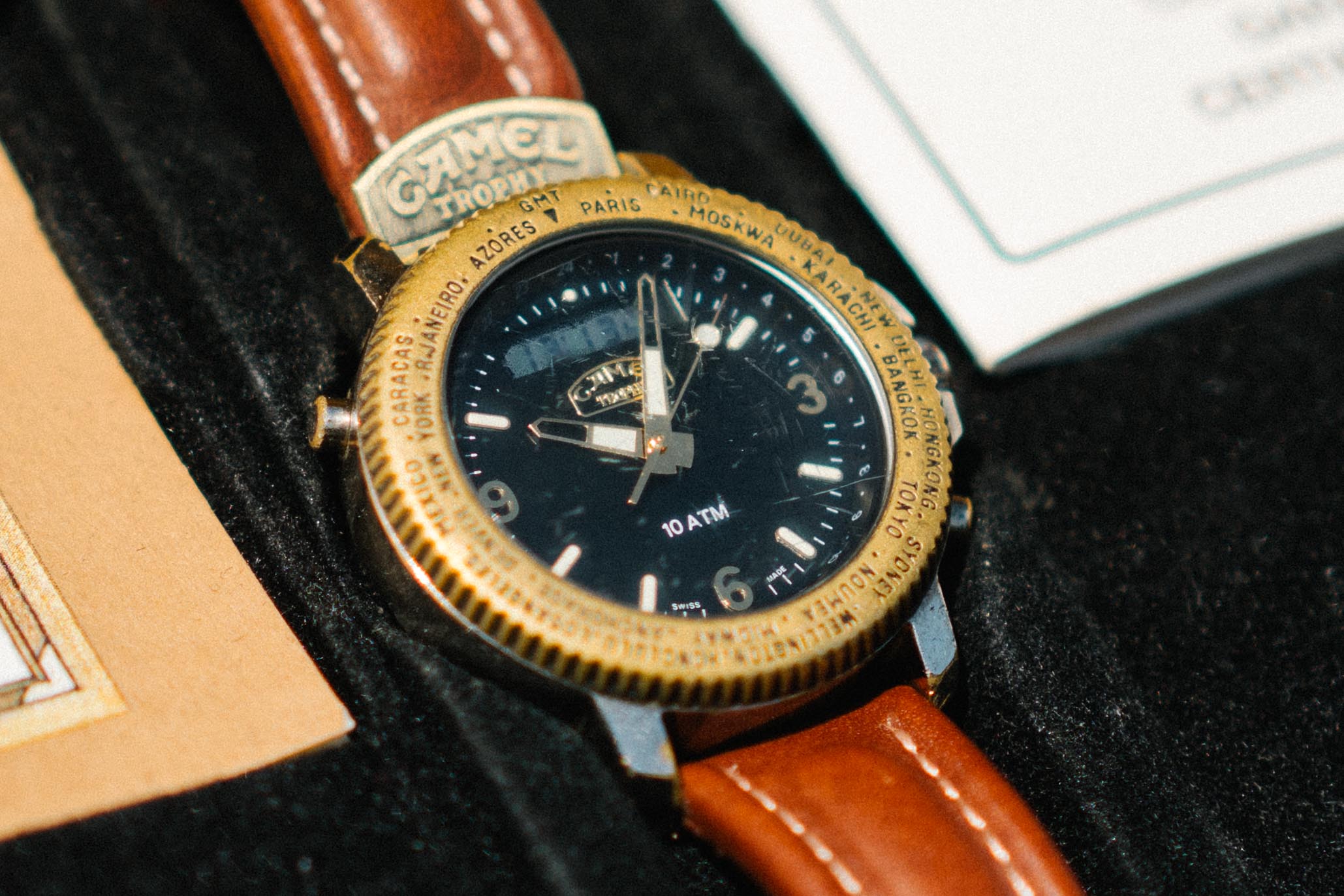 Genuine Camel Trophy Watch + Tin Case