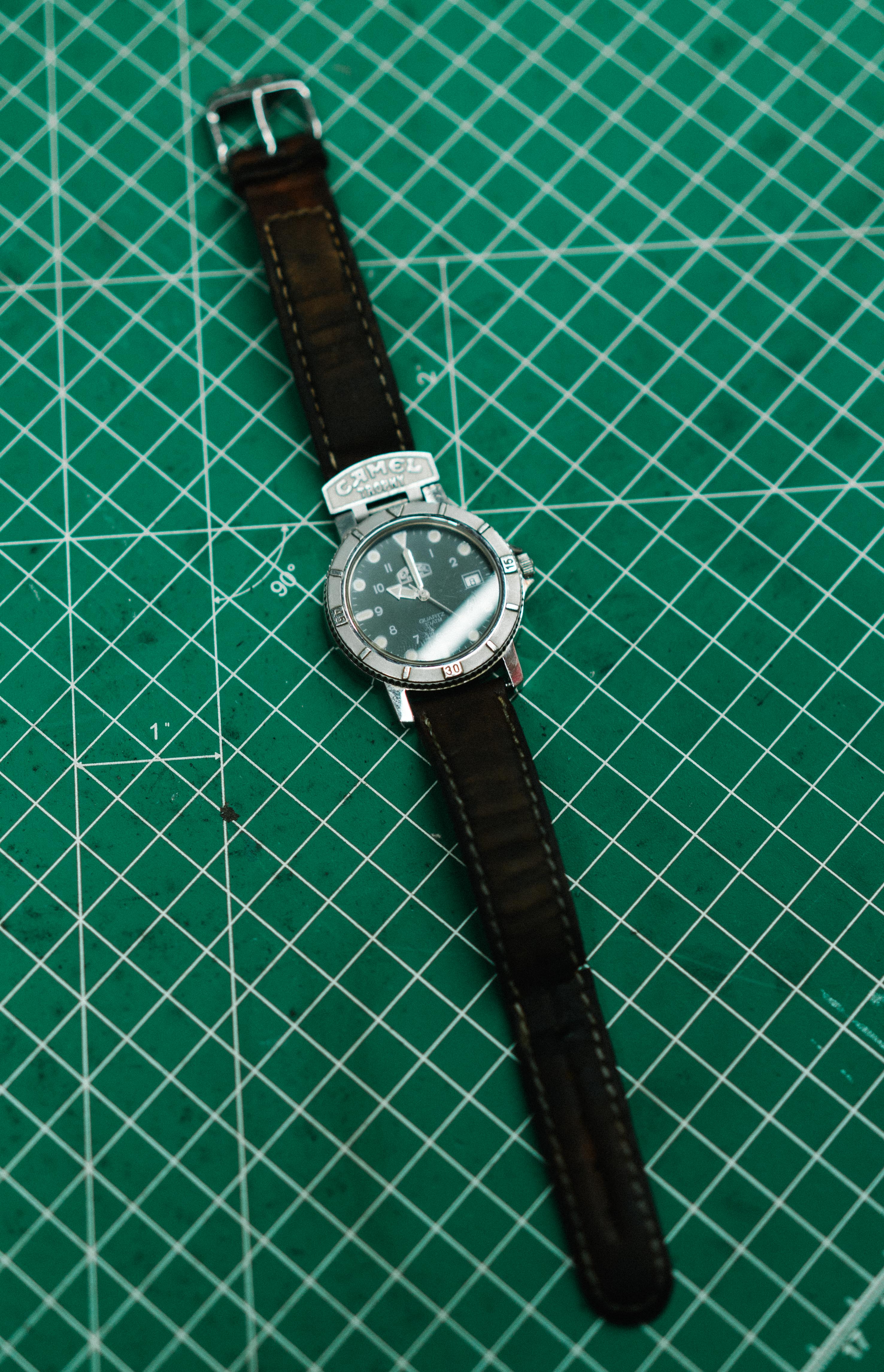 Genuine Camel Trophy Watch - Silver Bezel