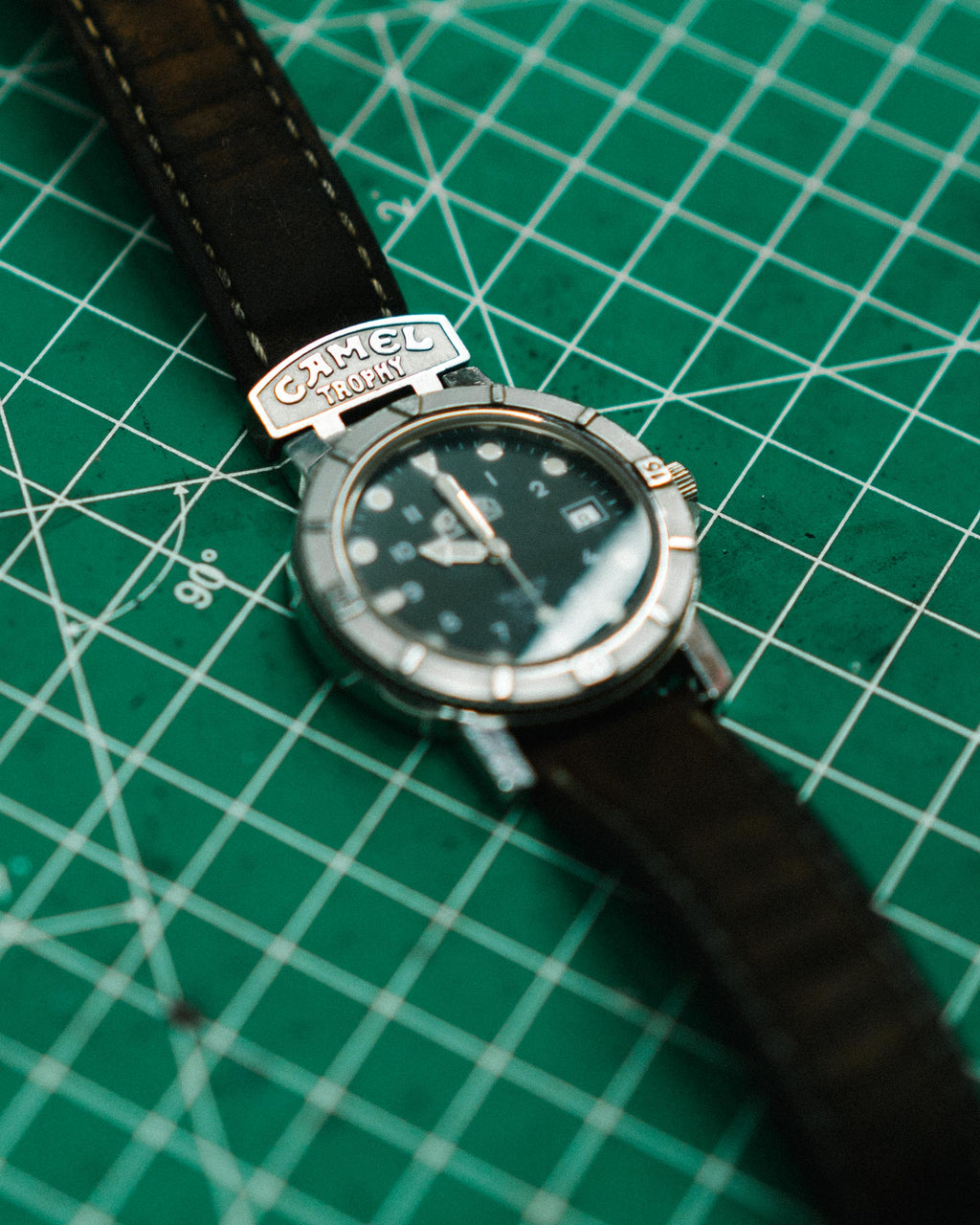 Genuine Camel Trophy Watch - Silver Bezel