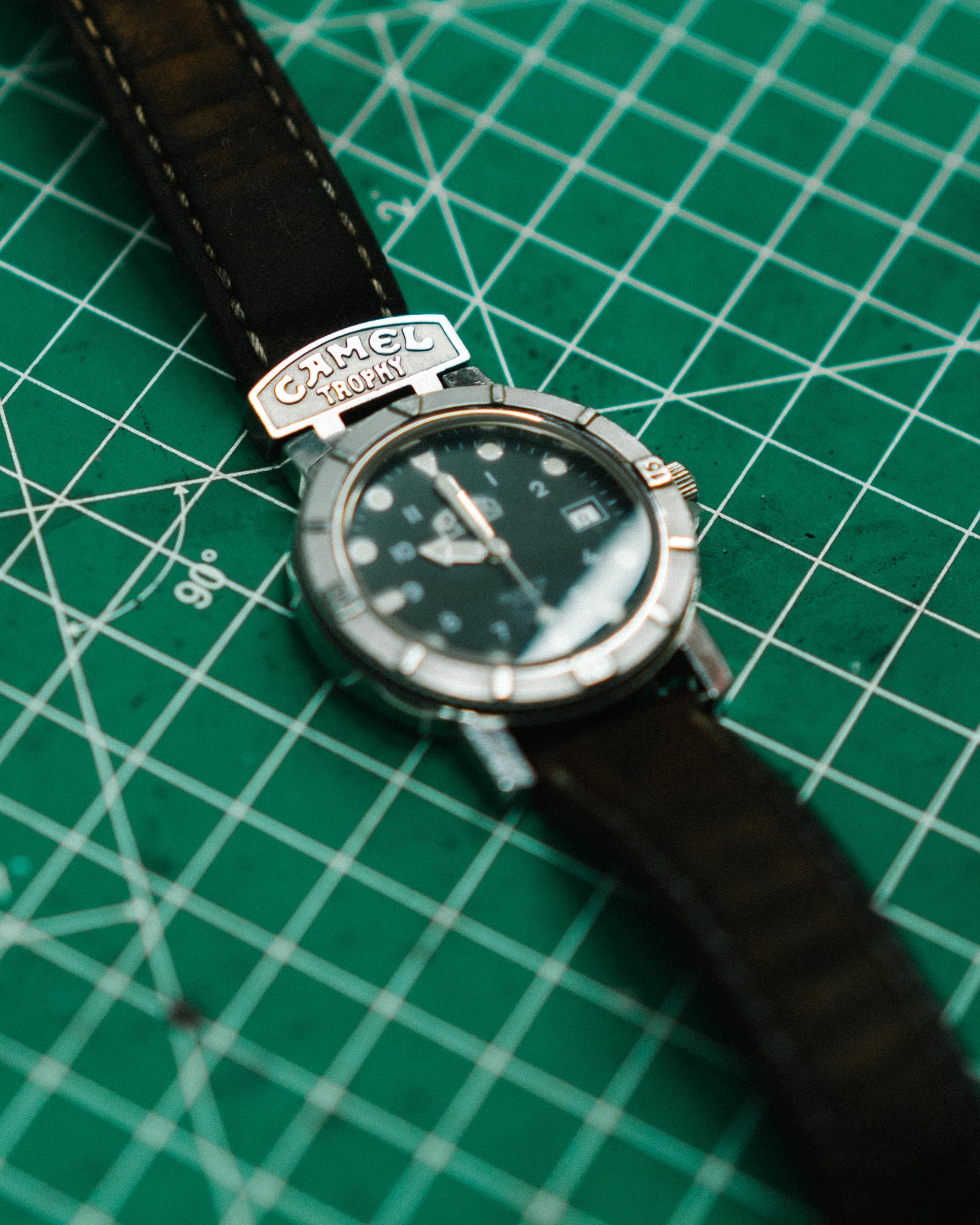 Genuine Camel Trophy Watch - Silver Bezel
