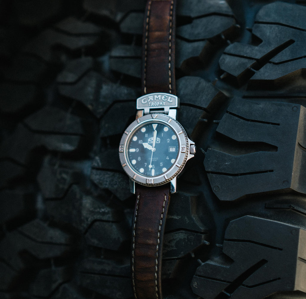 Genuine Camel Trophy Watch - Silver Bezel