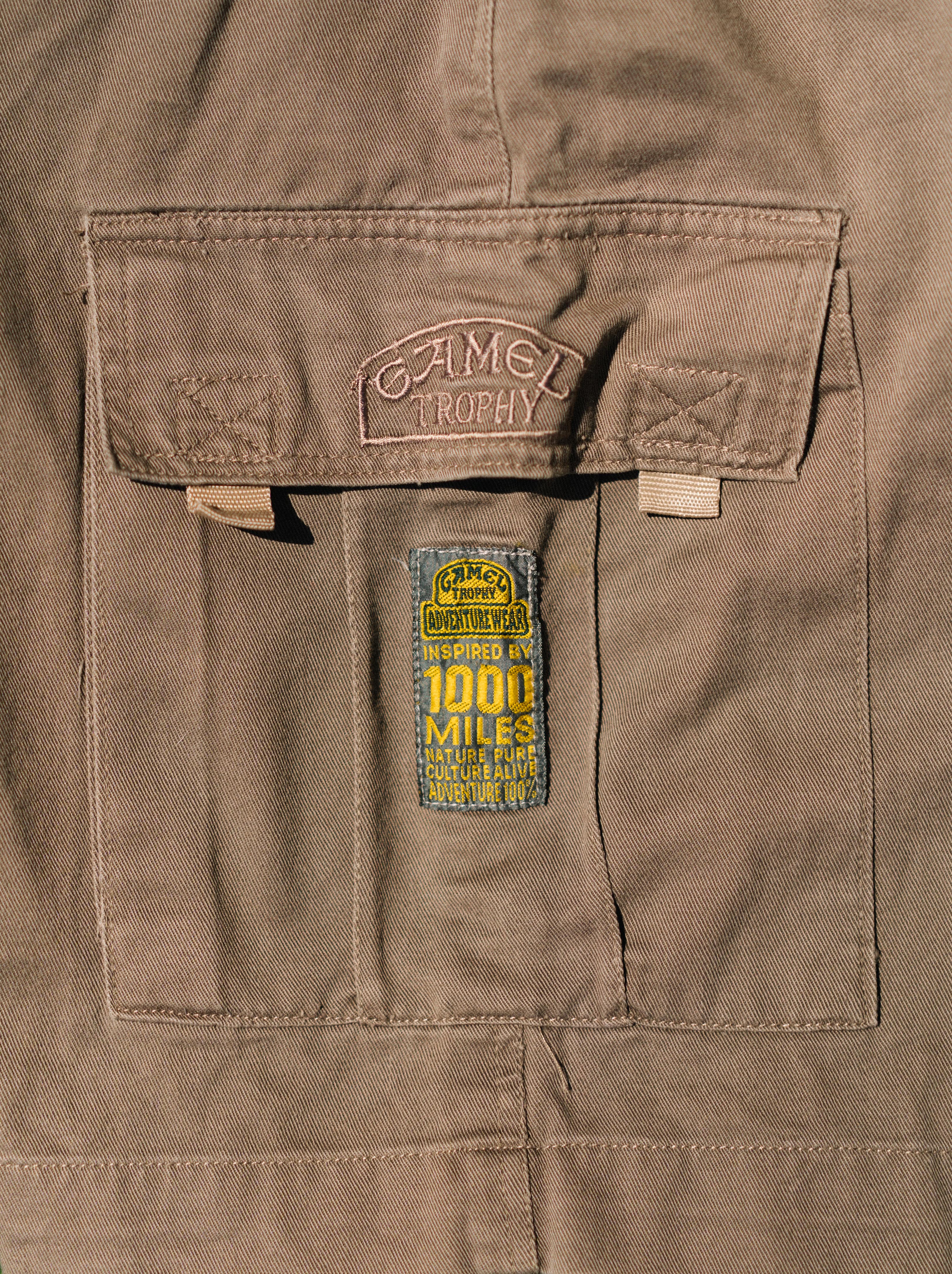 Camel Trophy Adventure Wear Cargo Shorts – Vintage 90s Utility Safari Shorts W30