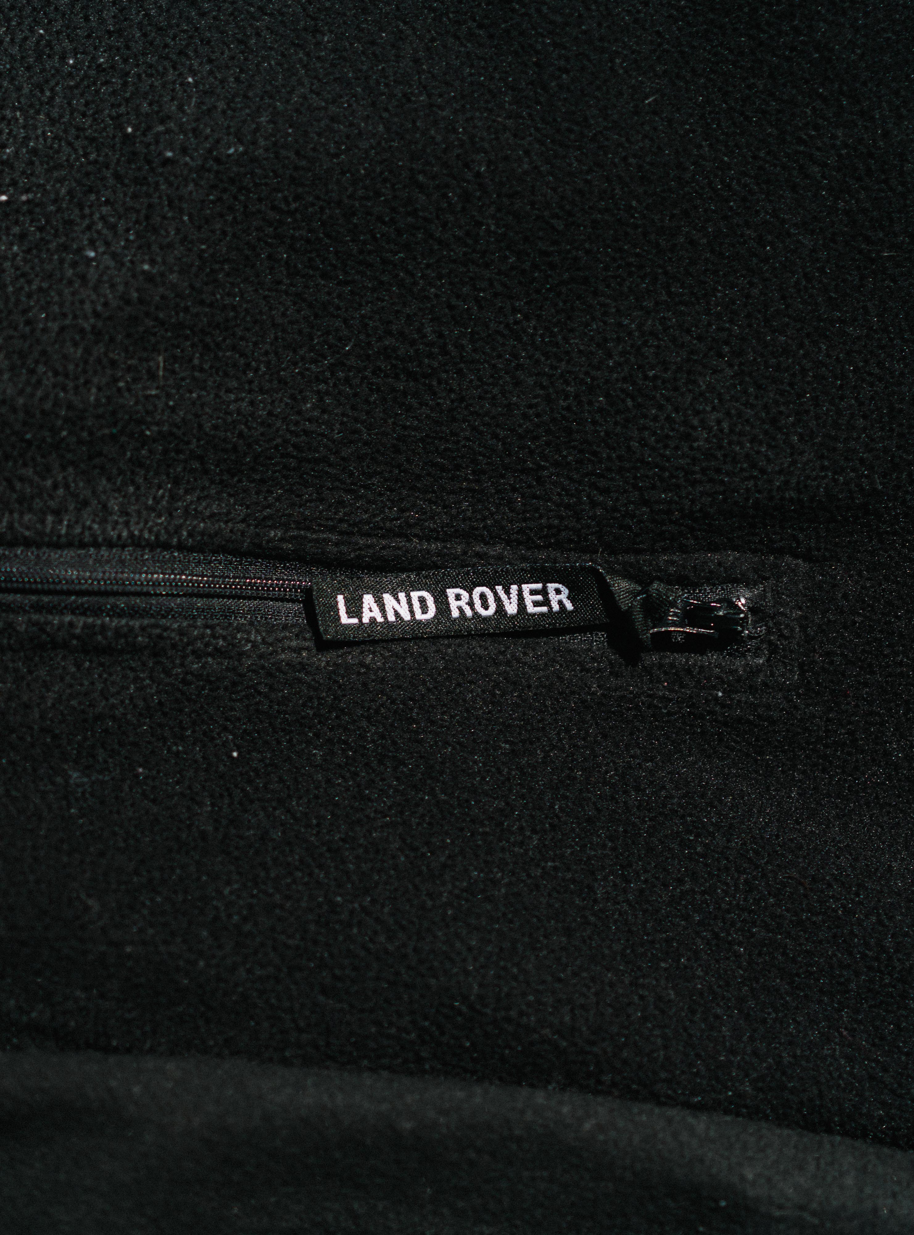 Vintage Land Rover Reversible Fleece Jacket – Black / Sage Green Technical Outdoor Jacket XL