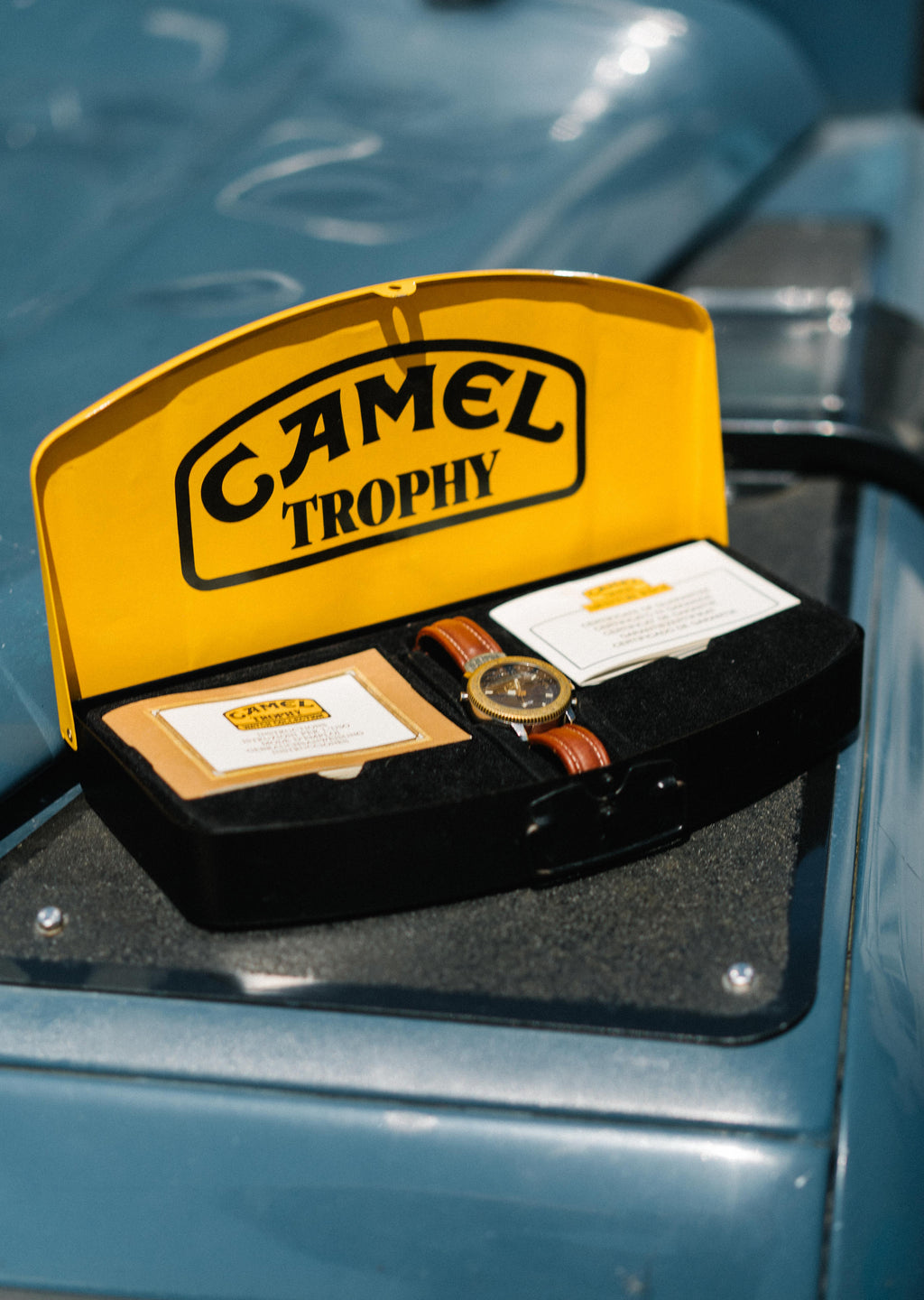 Genuine Camel Trophy Watch + Tin Case