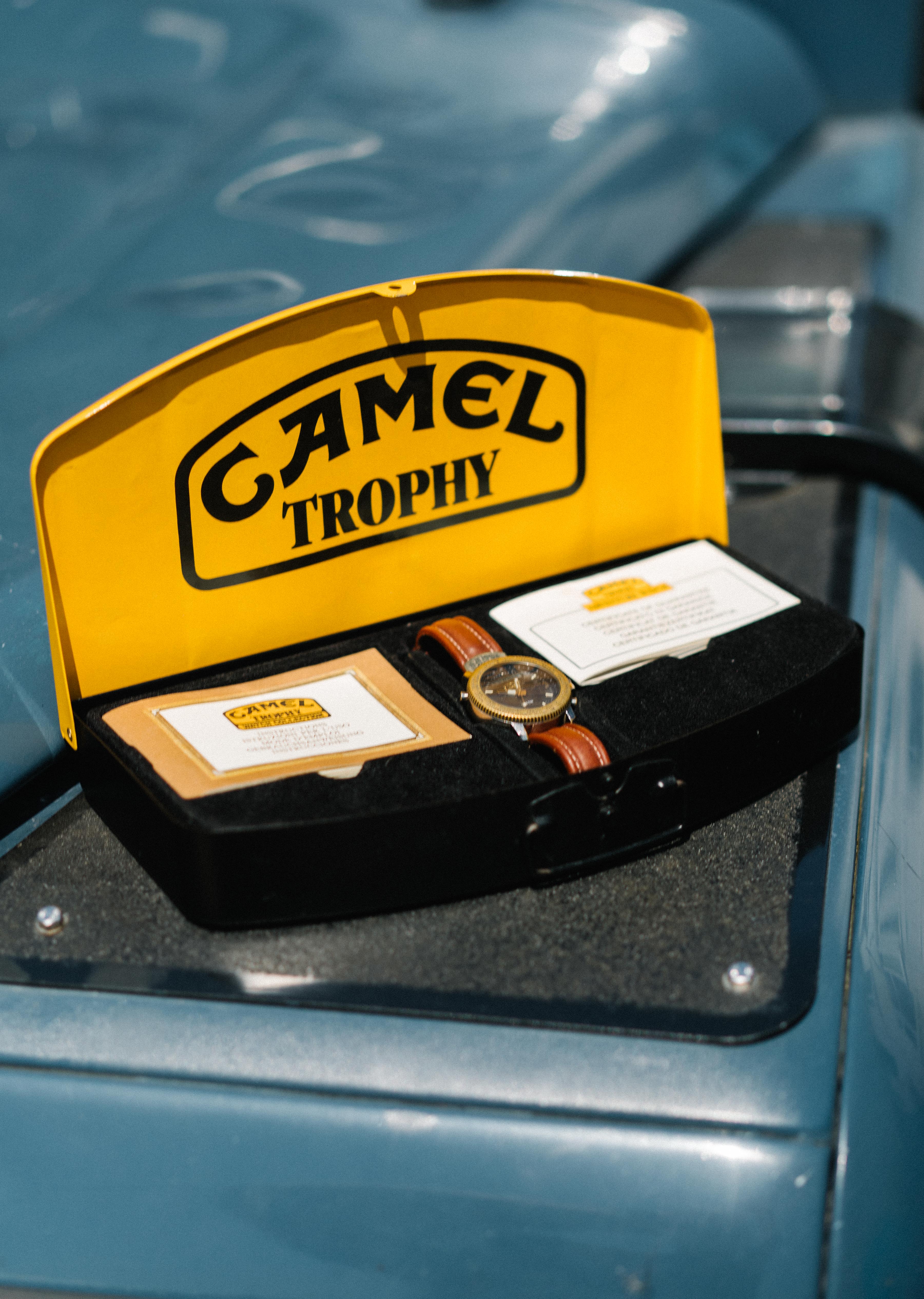 Genuine Camel Trophy Watch + Tin Case