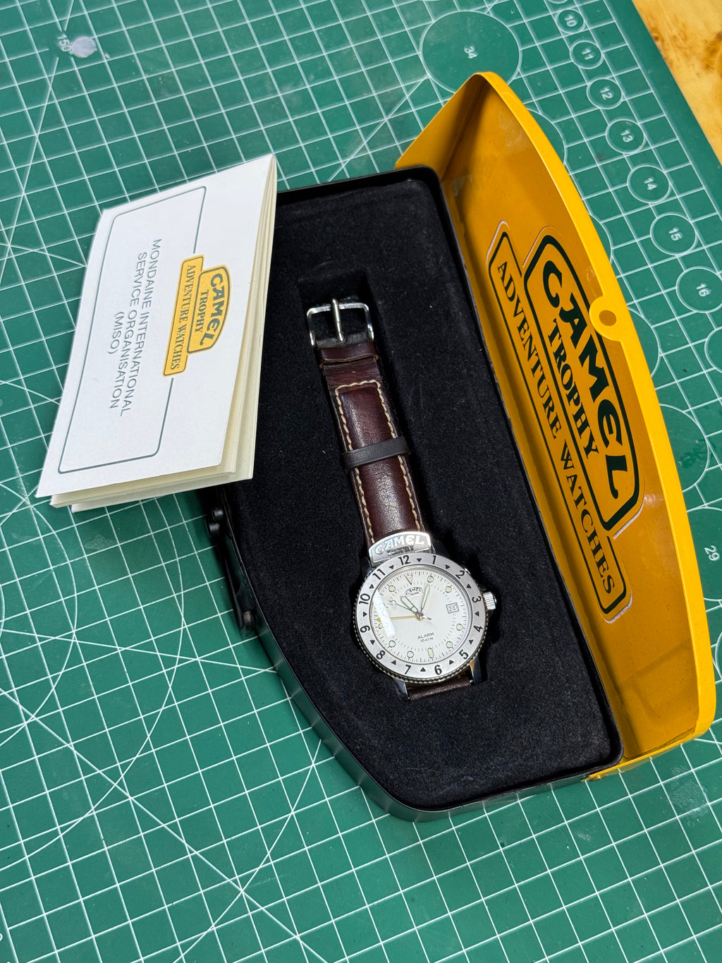 Genuine Camel Trophy Alarm Watch – Rare White Dial