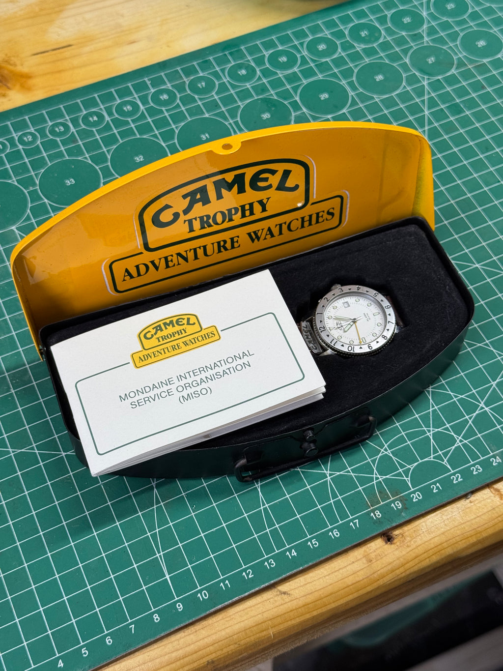Genuine Camel Trophy Alarm Watch – Rare White Dial