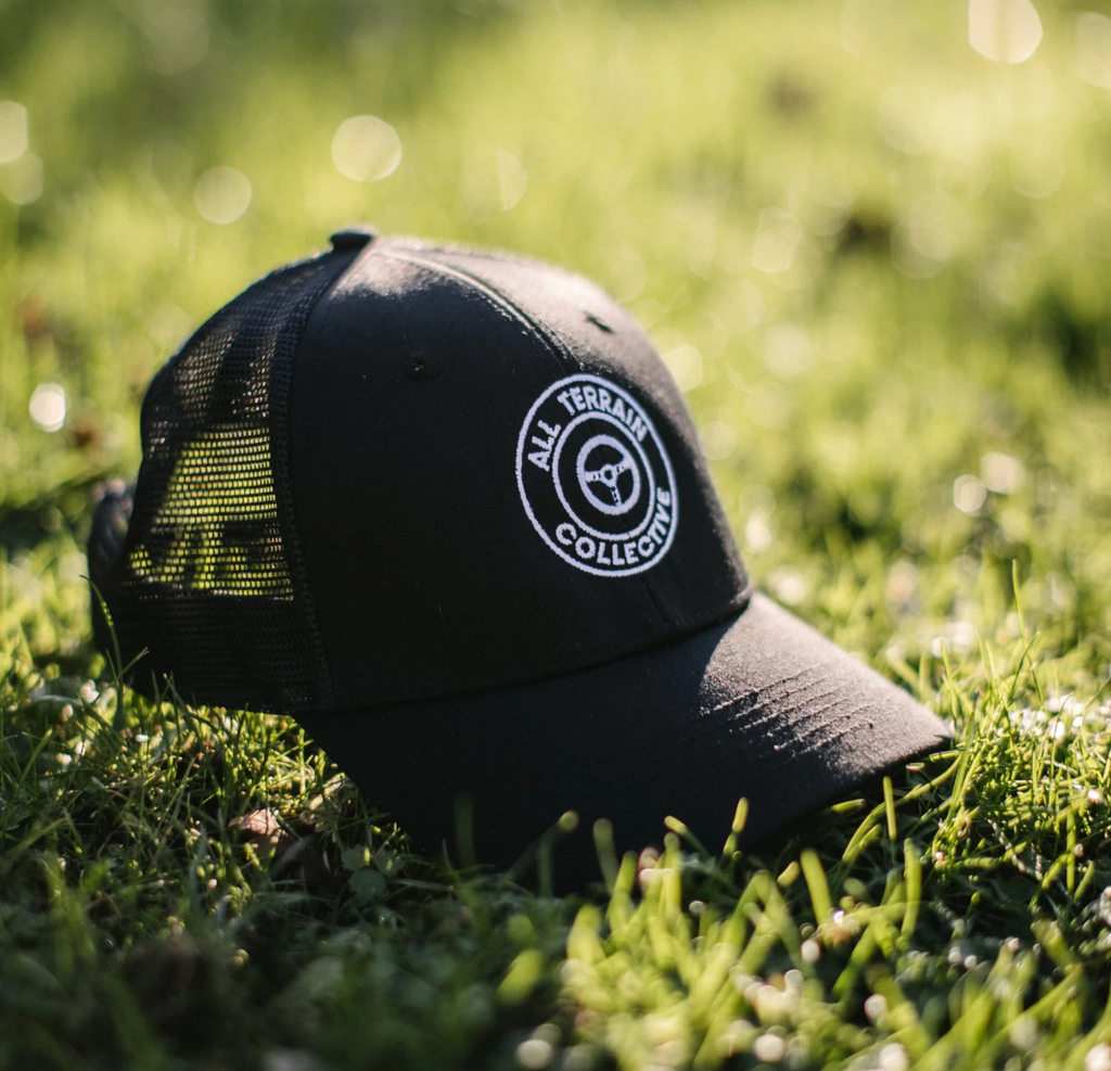 ATC Black Embroidered Trucker Cap