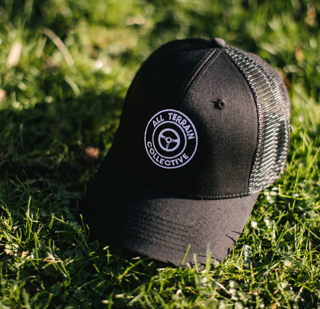 ATC Black Embroidered Trucker Cap