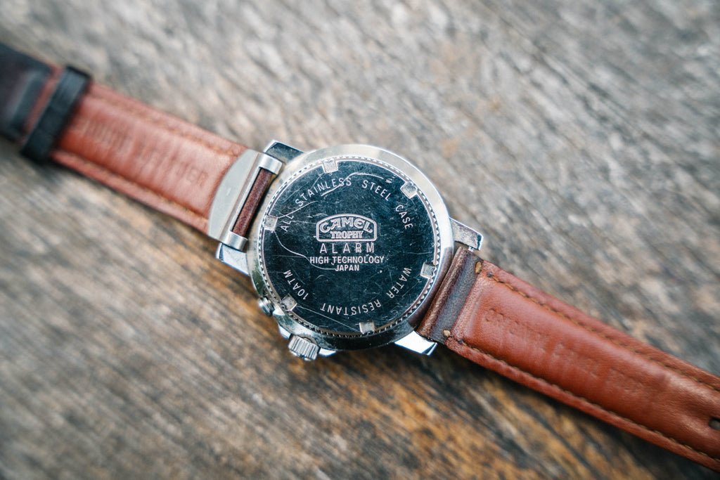 Genuine Camel Trophy Alarm Watch – Rare White Dial