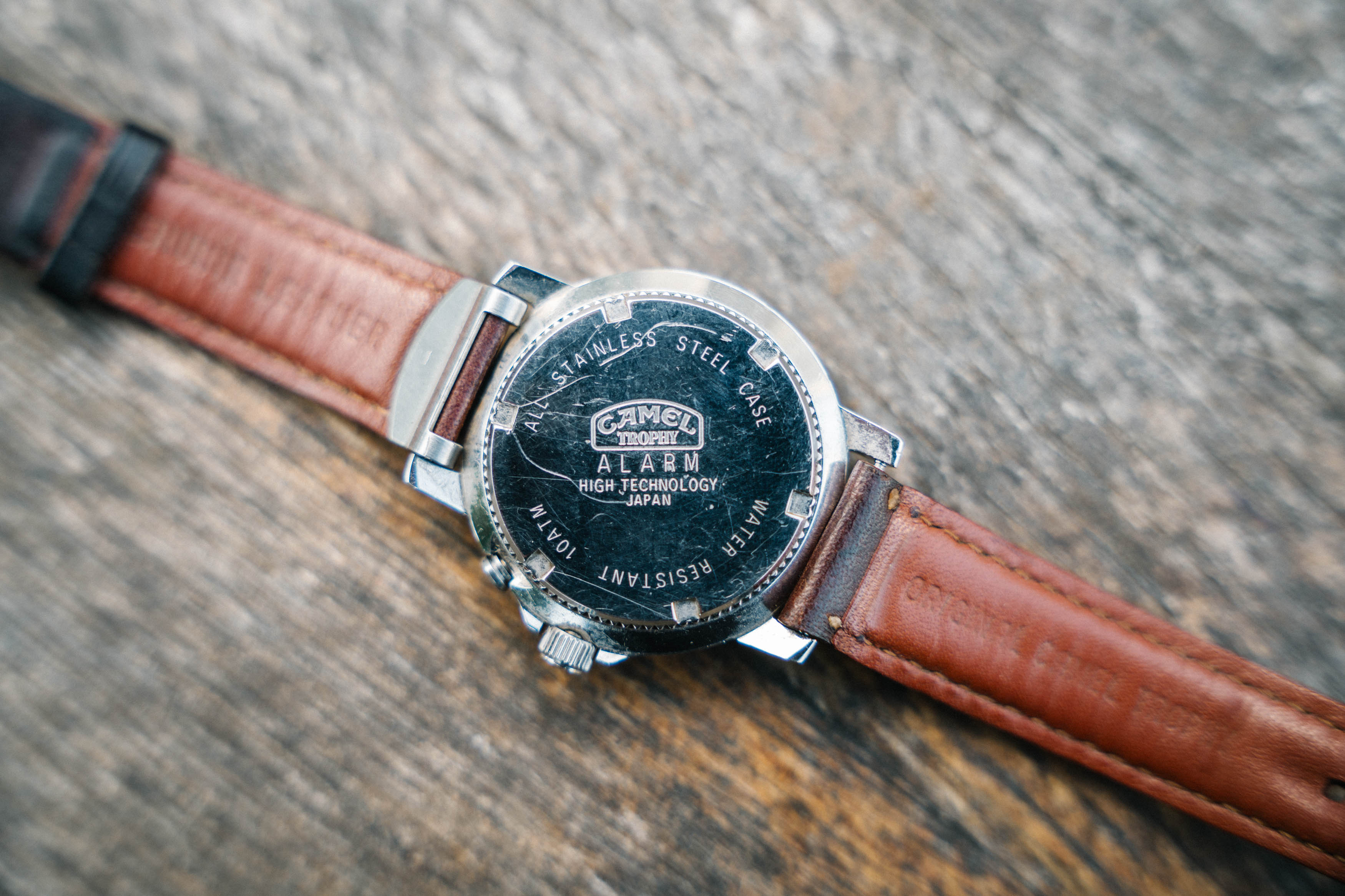 Genuine Camel Trophy Alarm Watch – Rare White Dial