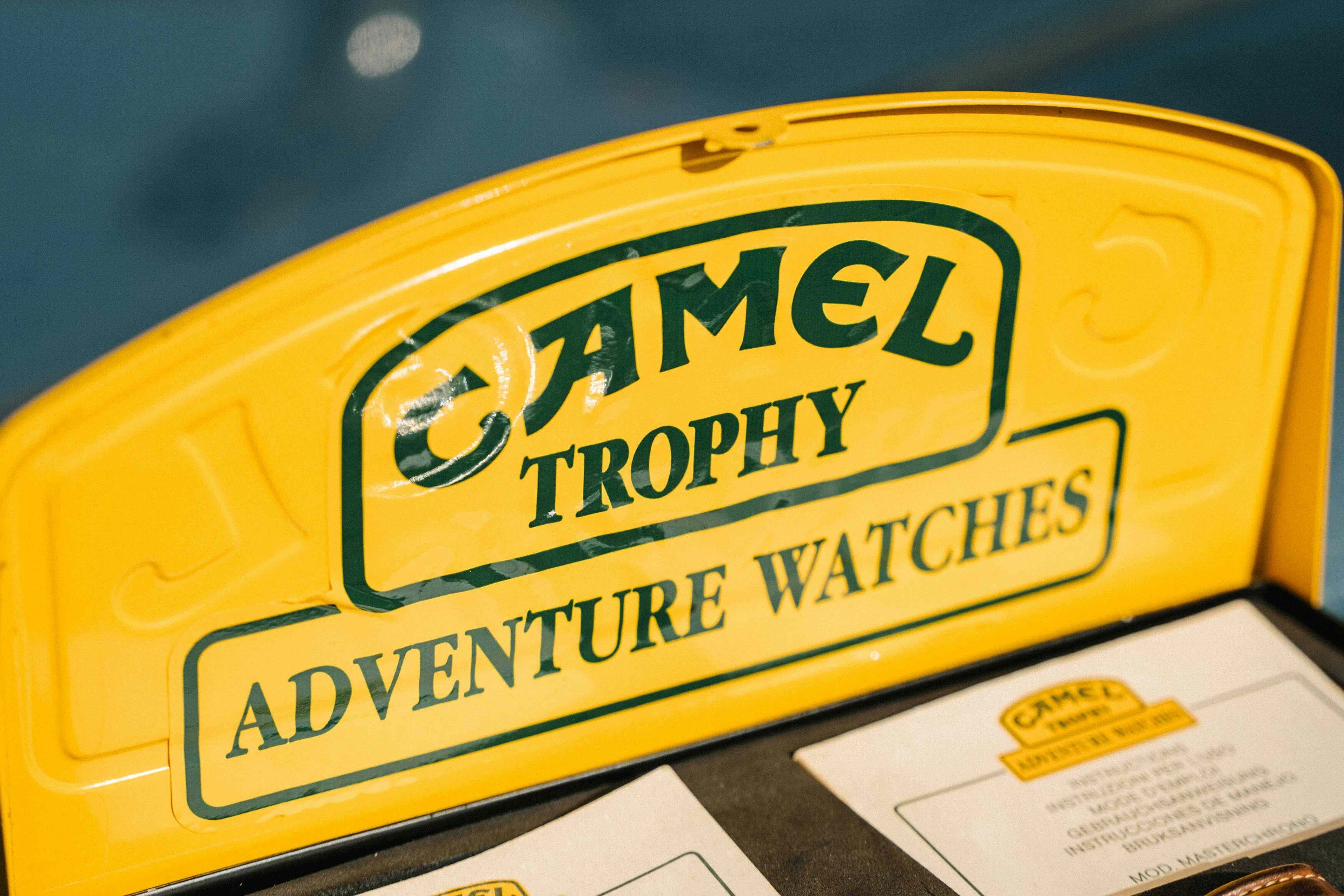 Genuine Camel Trophy Adventure Chronograph Watch + Tin Case