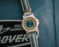 Genuine Camel Trophy Compass Bezel Watch – Blue Dial