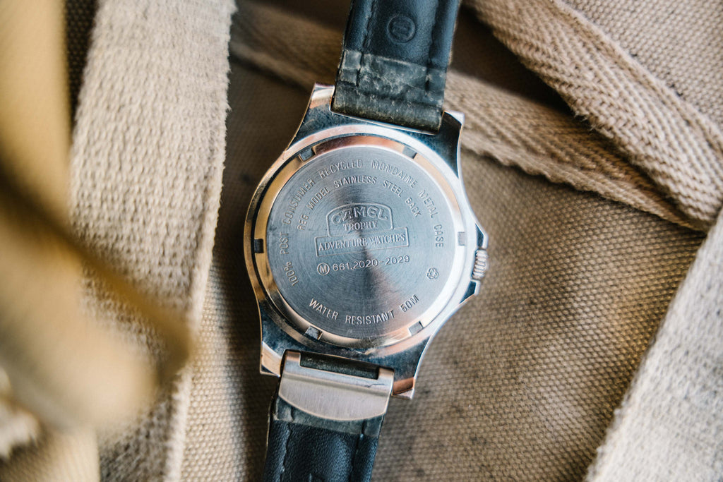 Genuine Camel Trophy Compass Bezel Watch – Blue Dial
